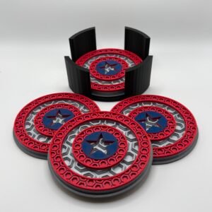 Captain America Coaster Set