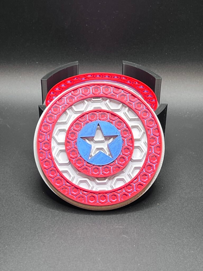 Captain America Coaster Set